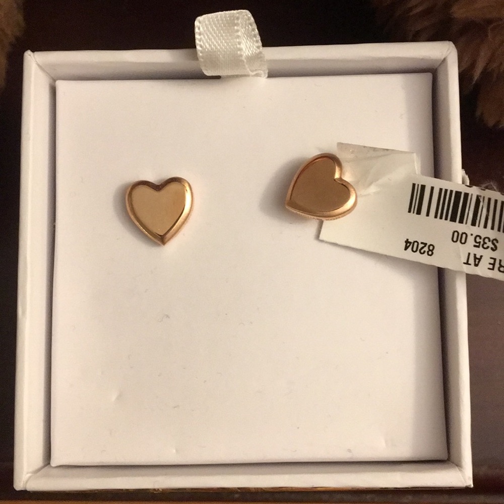 Michale Kors heart shaped earrings